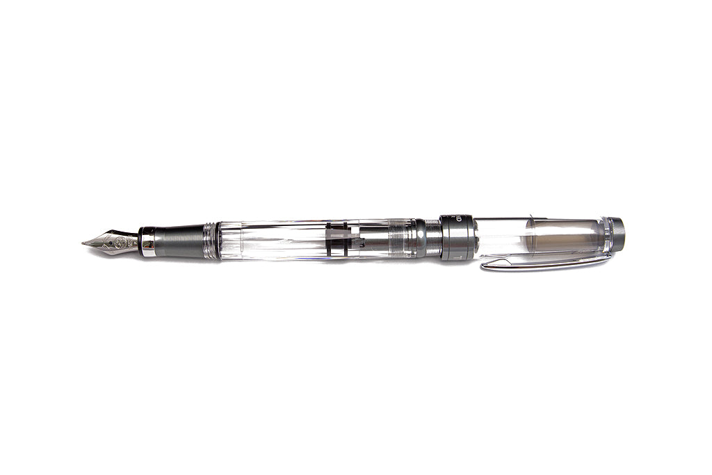 TWSBI, Diamond 580, ALR Nickel Fountain Pen, Capped