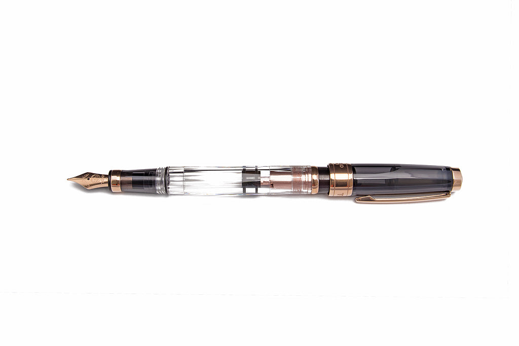 TWSBI, Diamond 580, Smoke Rose Gold II Fountain Pen Capped