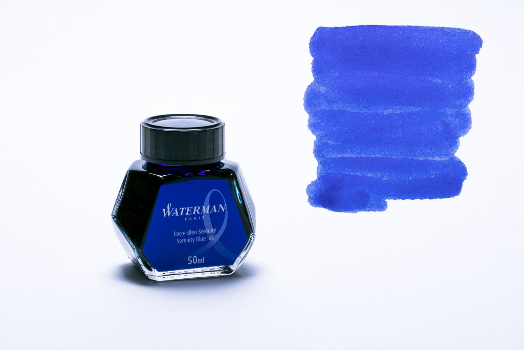 Waterman Paris, Serenity Blue Fountain Pen Ink, 50ml Bottle