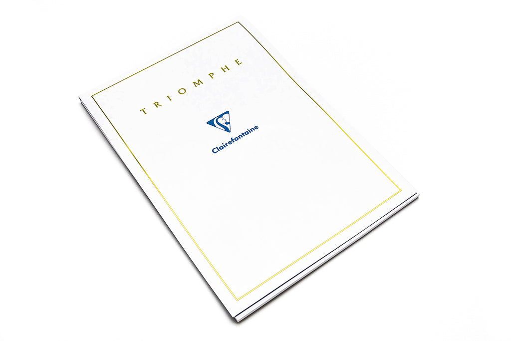 Clairefontaine, Triomphe Pad, White, A4, 50 Sheets, Blank