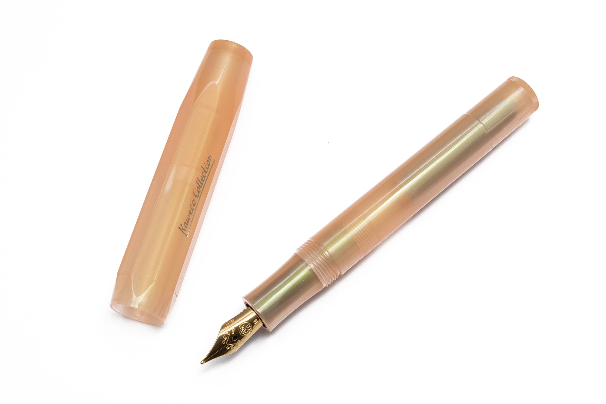 Kaweco, Collector's Edition Sport, Apricot Pearl Fountain Pen Uncapped
