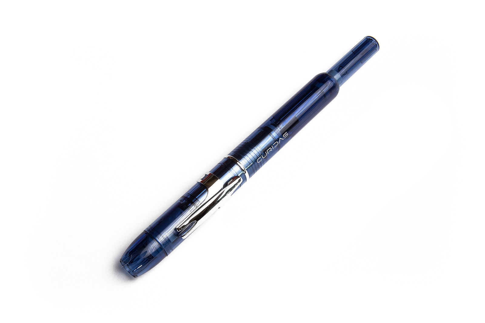 Platinum, Curidas, Abyss Blue Fountain Pen, Open