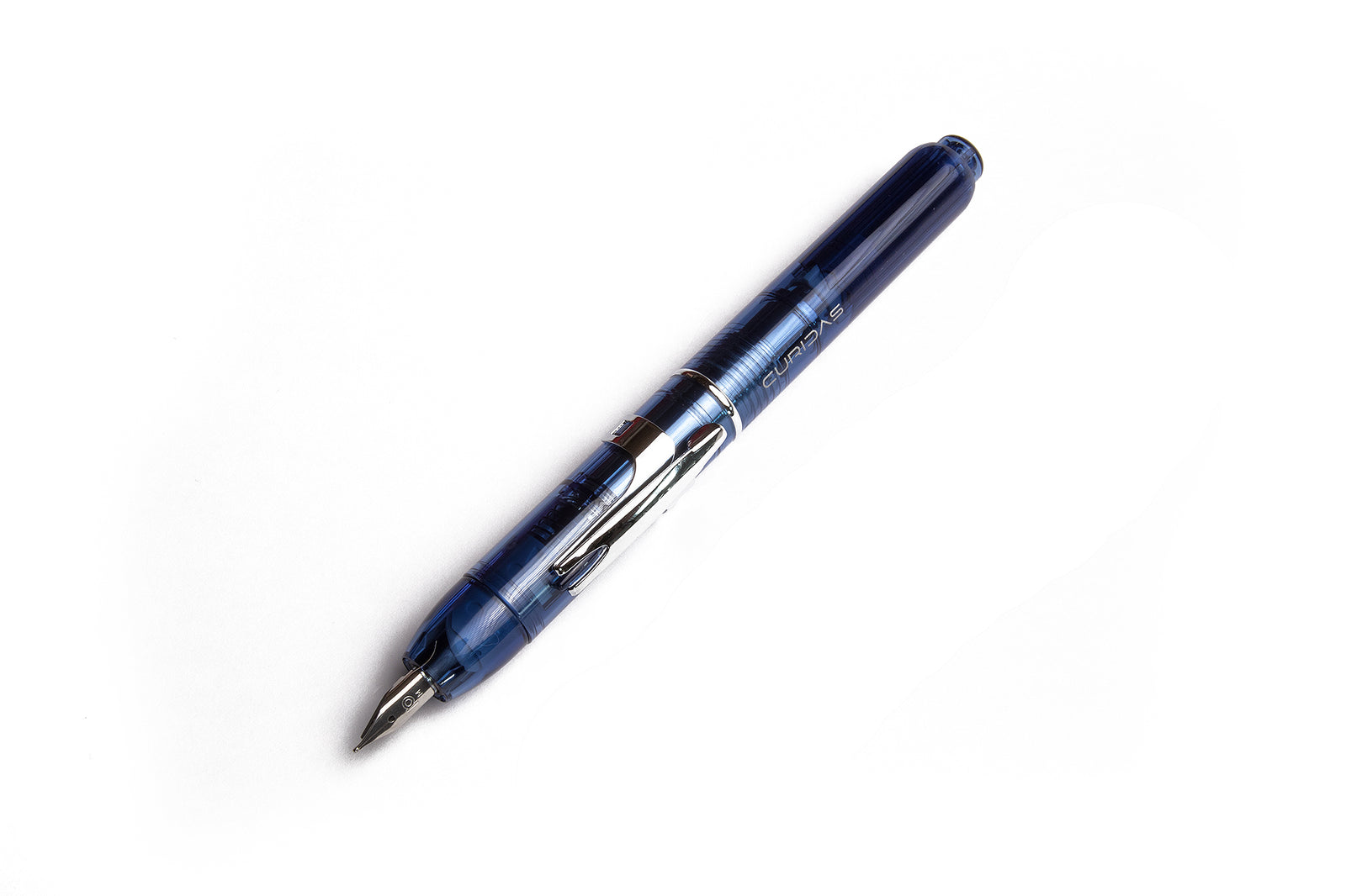 Platinum, Curidas, Abyss Blue Fountain Pen, Open