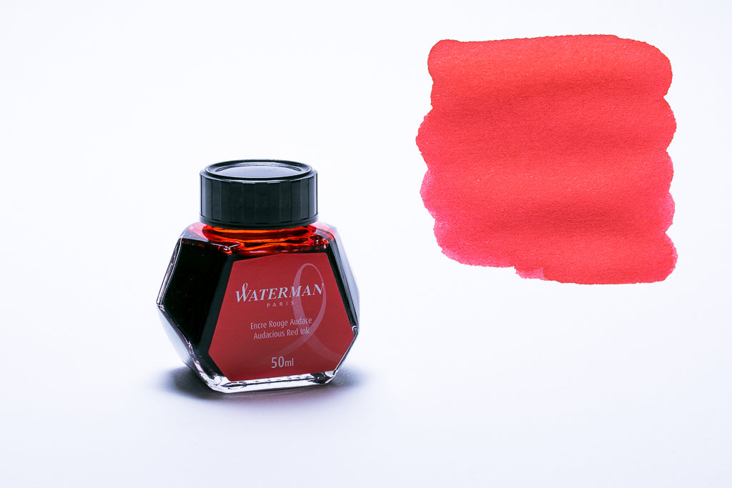 Waterman Paris, Audacious Red Fountain Pen Ink, 50ml Bottle