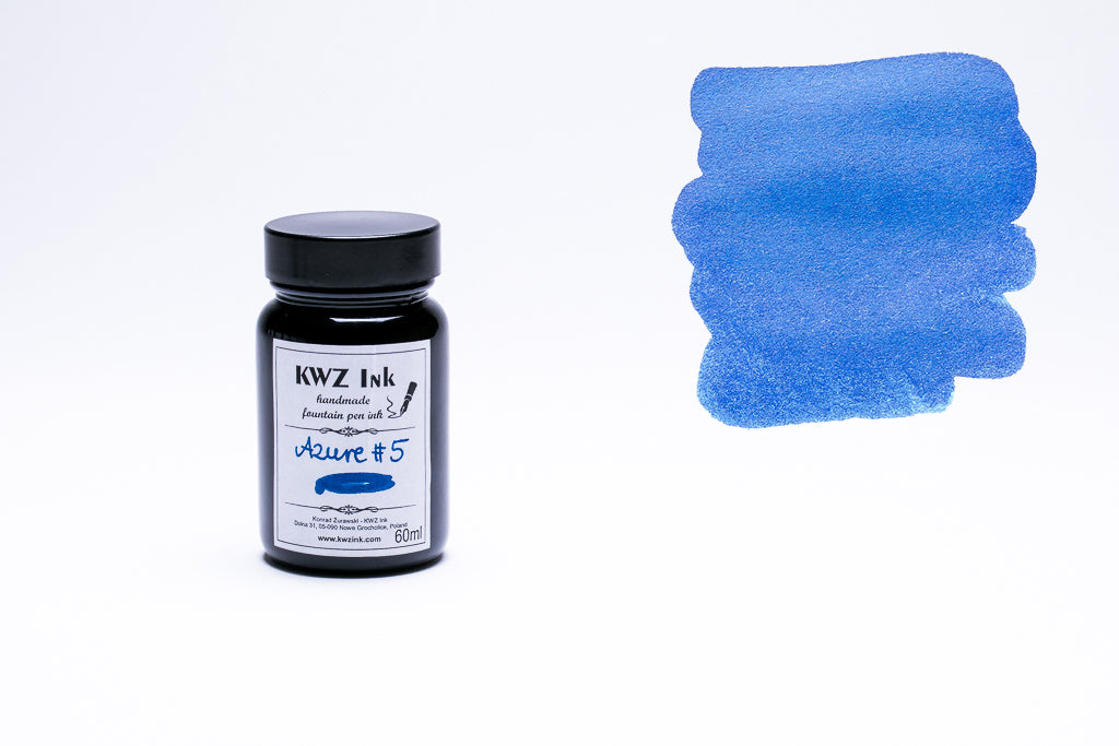 KWZ Ink, Azure #5 Fountain Pen Ink, 60ml
