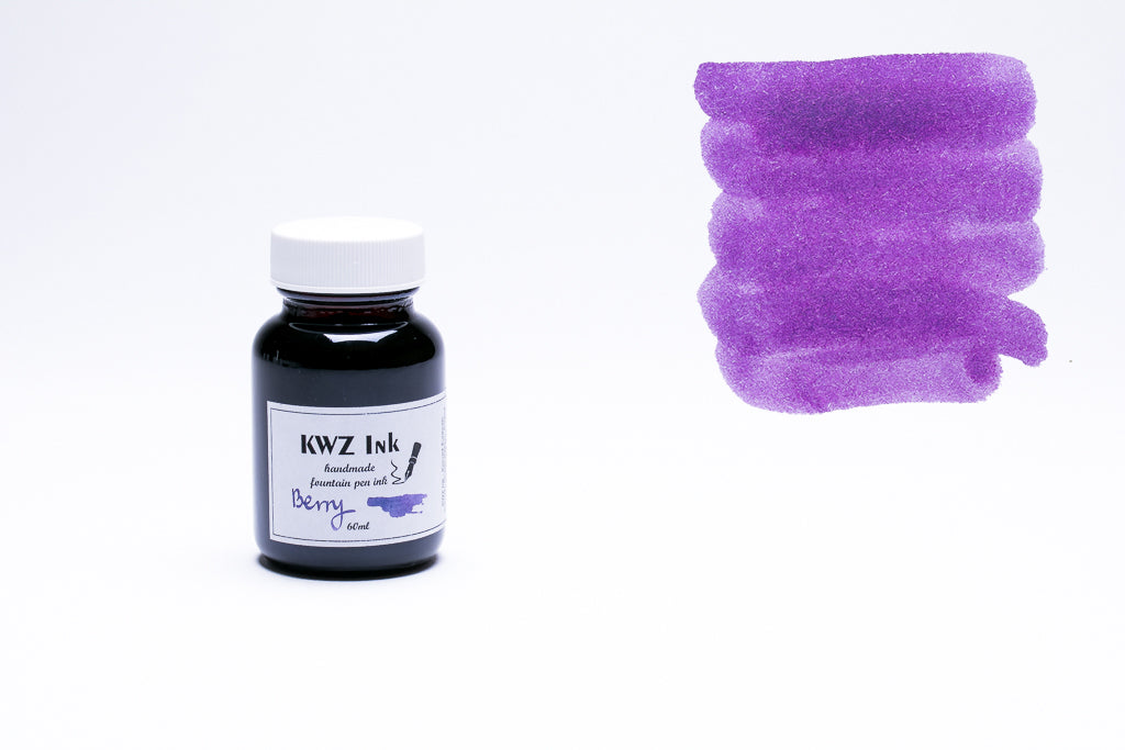 KWZ Ink, Berry Fountain Pen Ink, 60ml