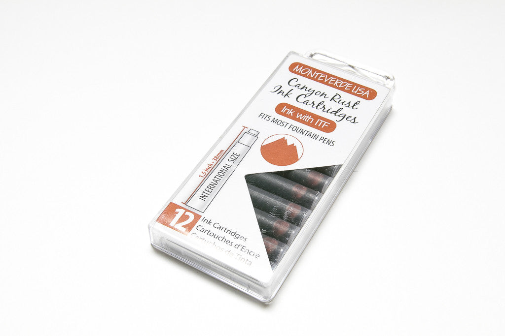 Monteverde, Canyon Rust, Twelve Ink Cartridges