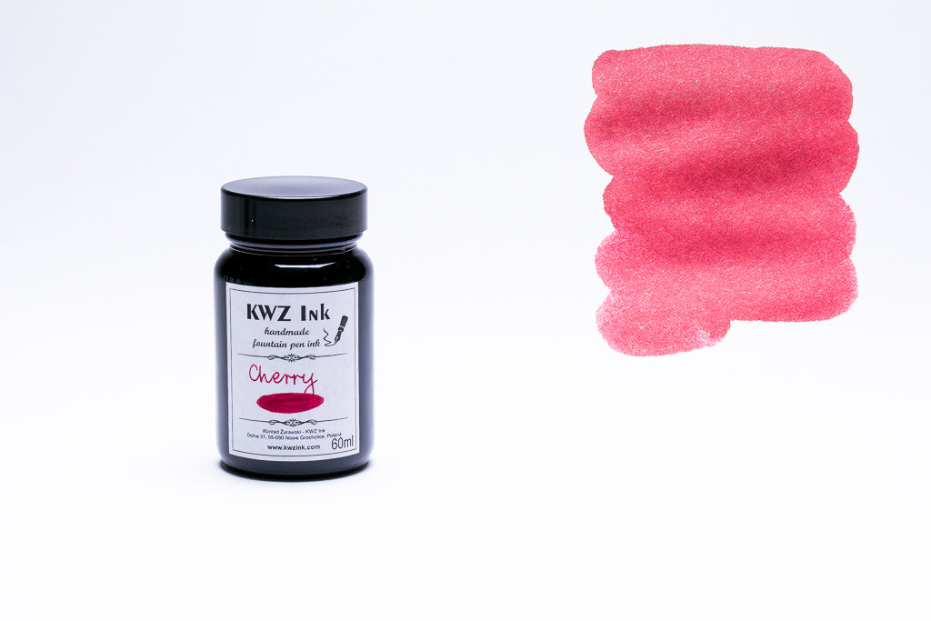 KWZ Ink, Cherry Fountain Pen Ink, 60ml