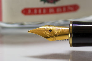 Kaweco DIA2 Fountain Pen With Gold Trim - Nib