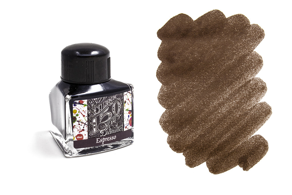Diamine, 150th Anniversary Ink, Espresso, 40ml
