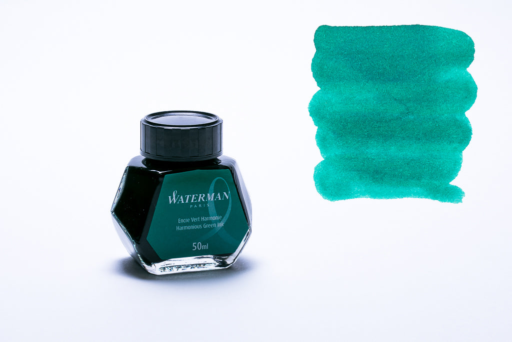 Waterman Paris, Harmonious Green Fountain Pen Ink, 50ml Bottle