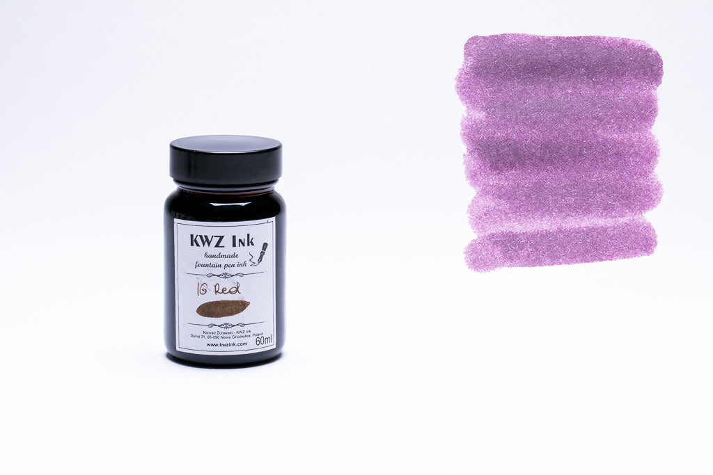 KWZ Ink, IG Red Fountain Pen Ink, 60ml