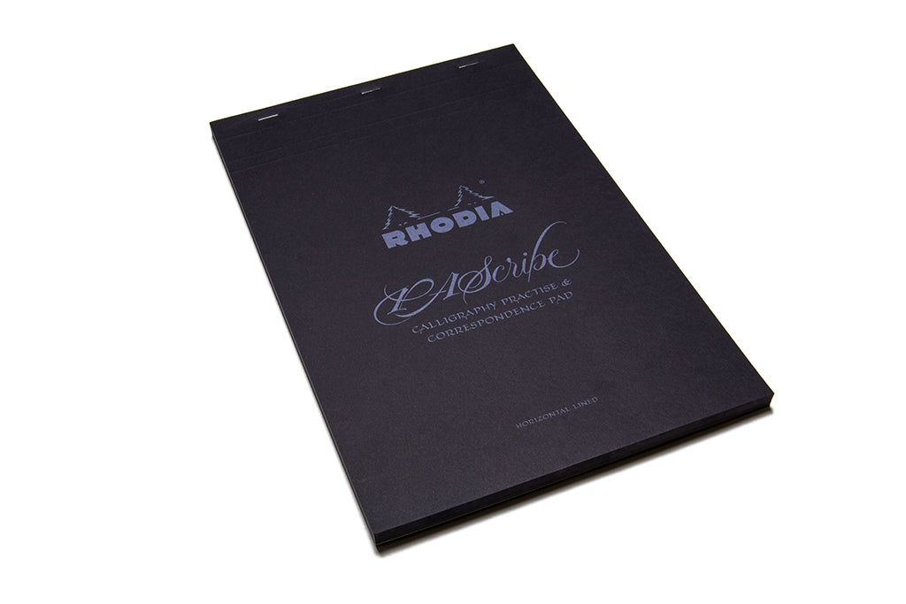 Rhodia, PAScribe Calligraphy Practise and Correspondence Pad, Black.
