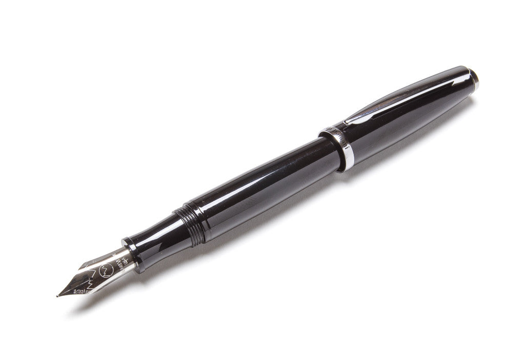 Monteverde Aldo Domani Fountain Pen In Black, Posted