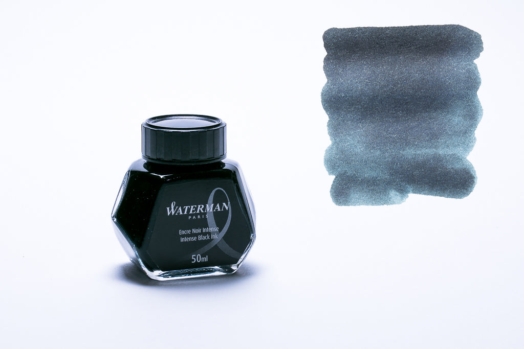 Waterman Paris, Intense Black Fountain Pen Ink, 50ml Bottle