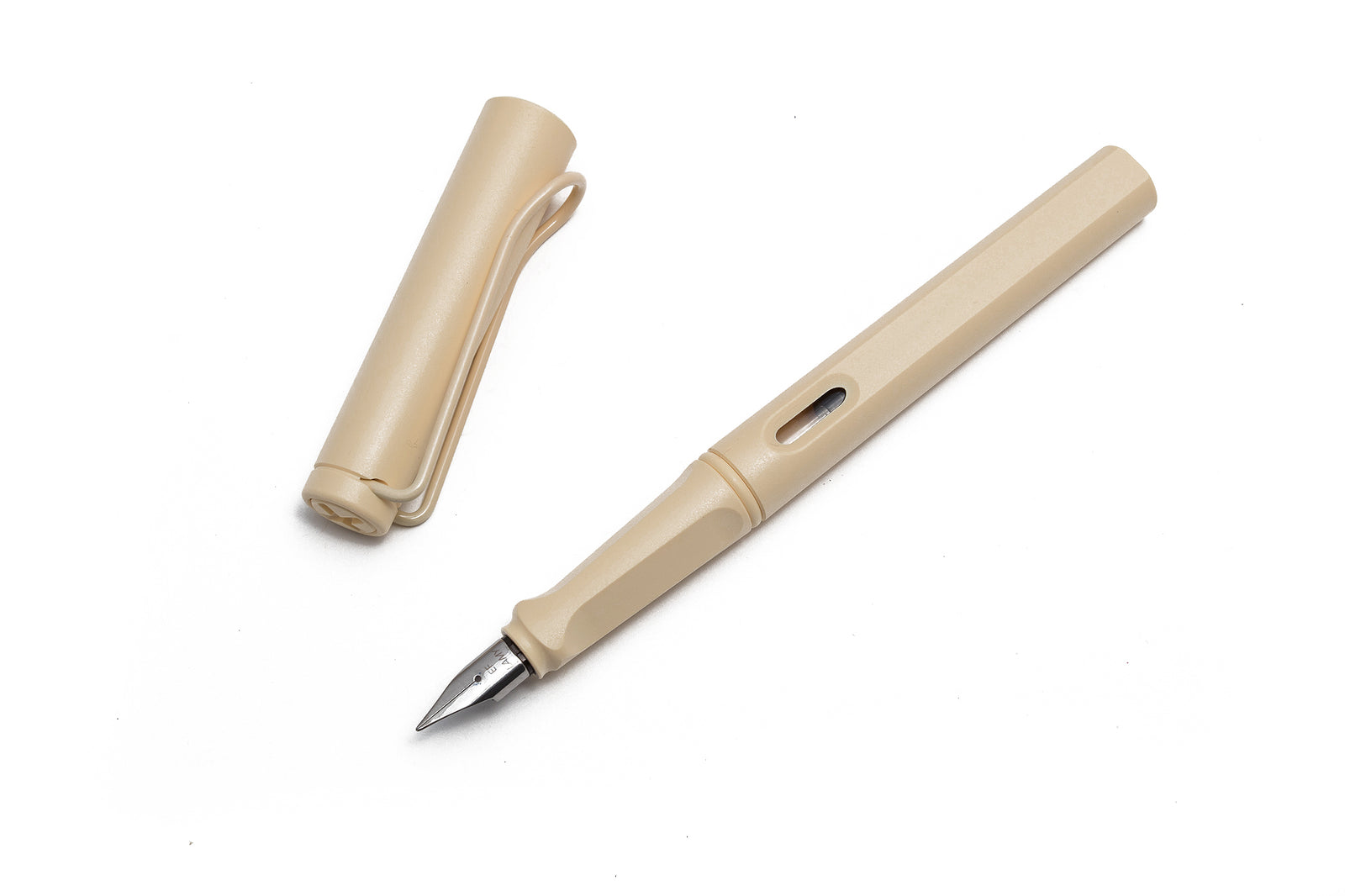 Lamy, Safari, Cozy Cream Fountain Pen, Uncapped