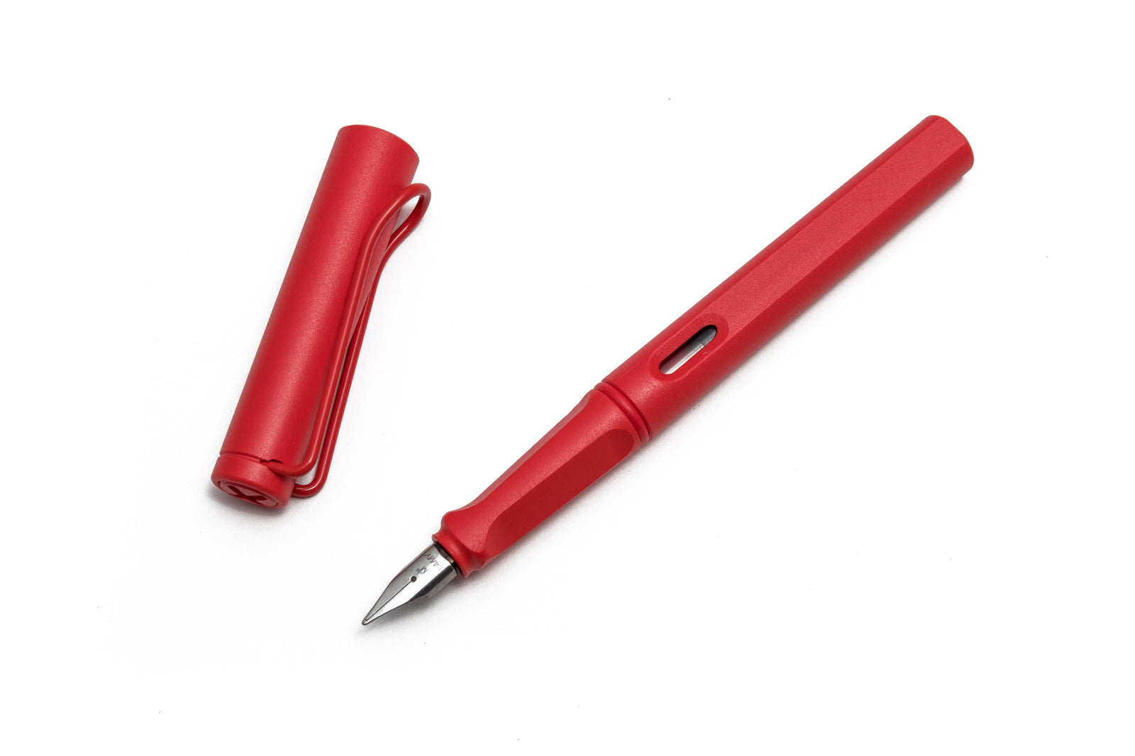 Lamy, Safari, Cozy Strawberry Fountain Pen, Uncapped