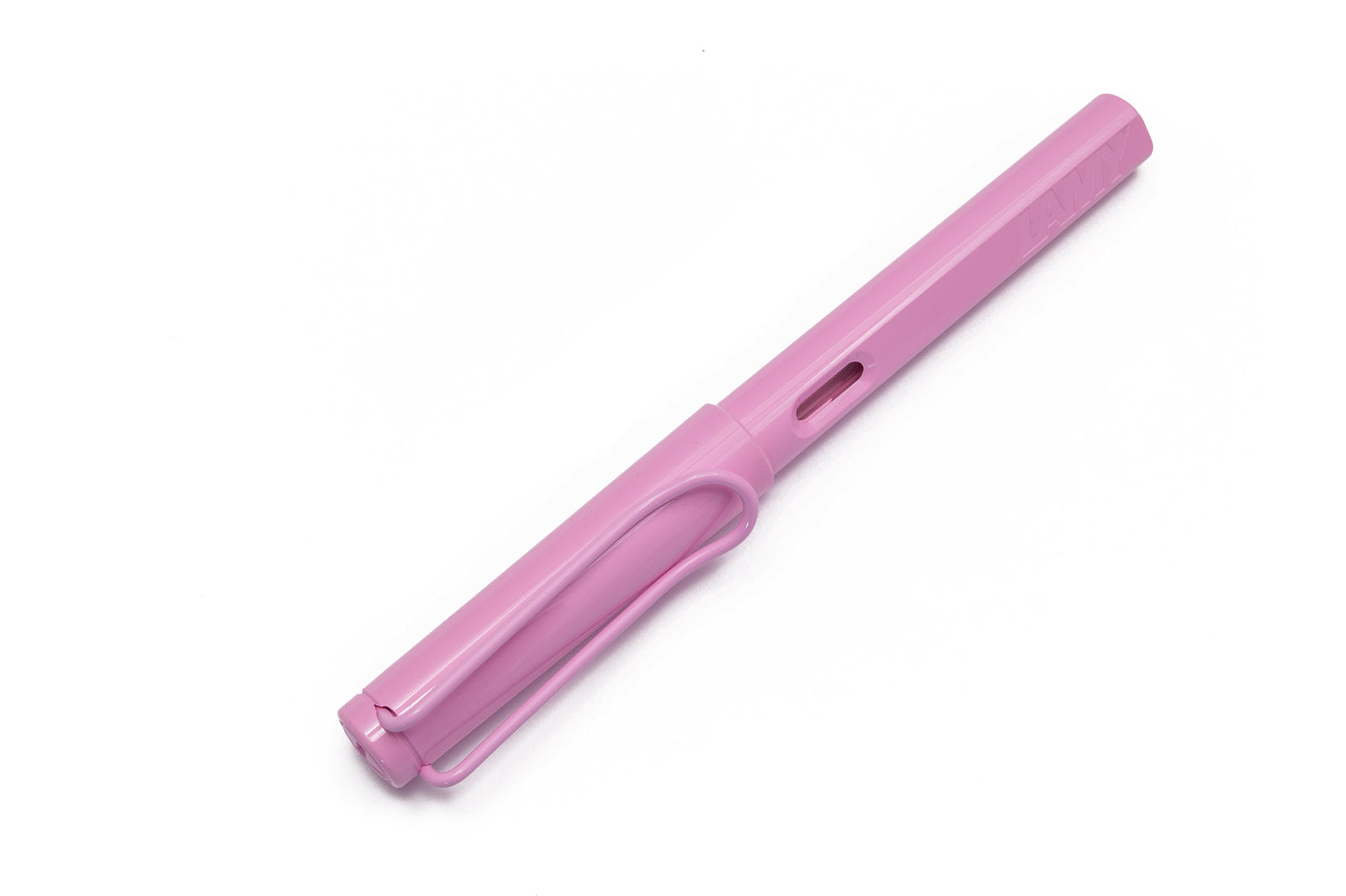 Lamy, Safari, Light Rose Fountain Pen, Uncapped