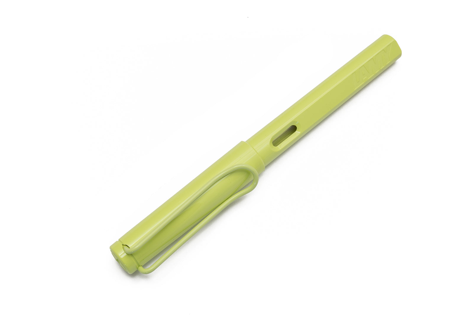 Lamy, Safari, Spring Green Fountain Pen, Uncapped