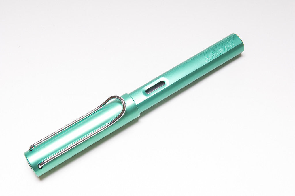 Lamy AL-star Fountain Pen In Blue Green, Posted
