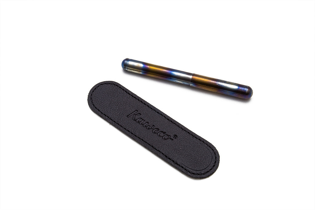 Kaweco Eco Leather Pouch, Liliput, Black, One Pen