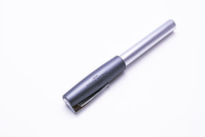 Faber-Castell, Metallic Grey Loom Fountain Pen, Capped