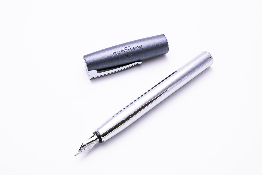 Faber-Castell, Metallic Grey Loom Fountain Pen