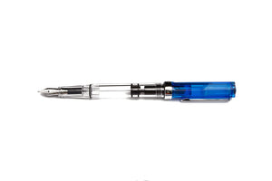 TWSBI, Eco, Transparent Blue Fountain Pen, Posted