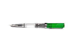 TWSBI, Eco, Transparent Green Fountain Pen, Posted
