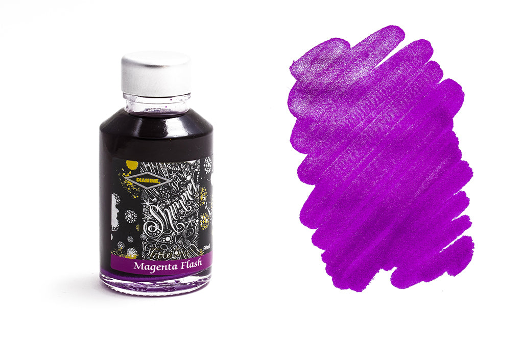 Diamine, Shimmer, Magenta Flash, 50ml