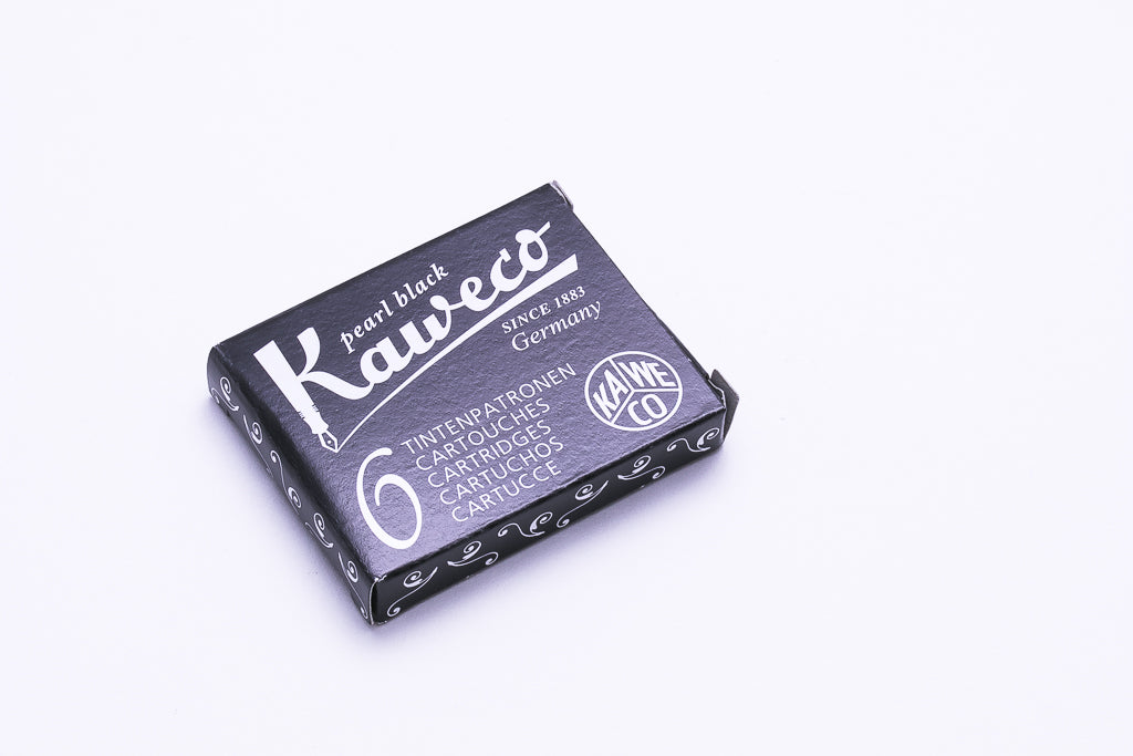 Kaweco, Pearl Black, Six Cartridges