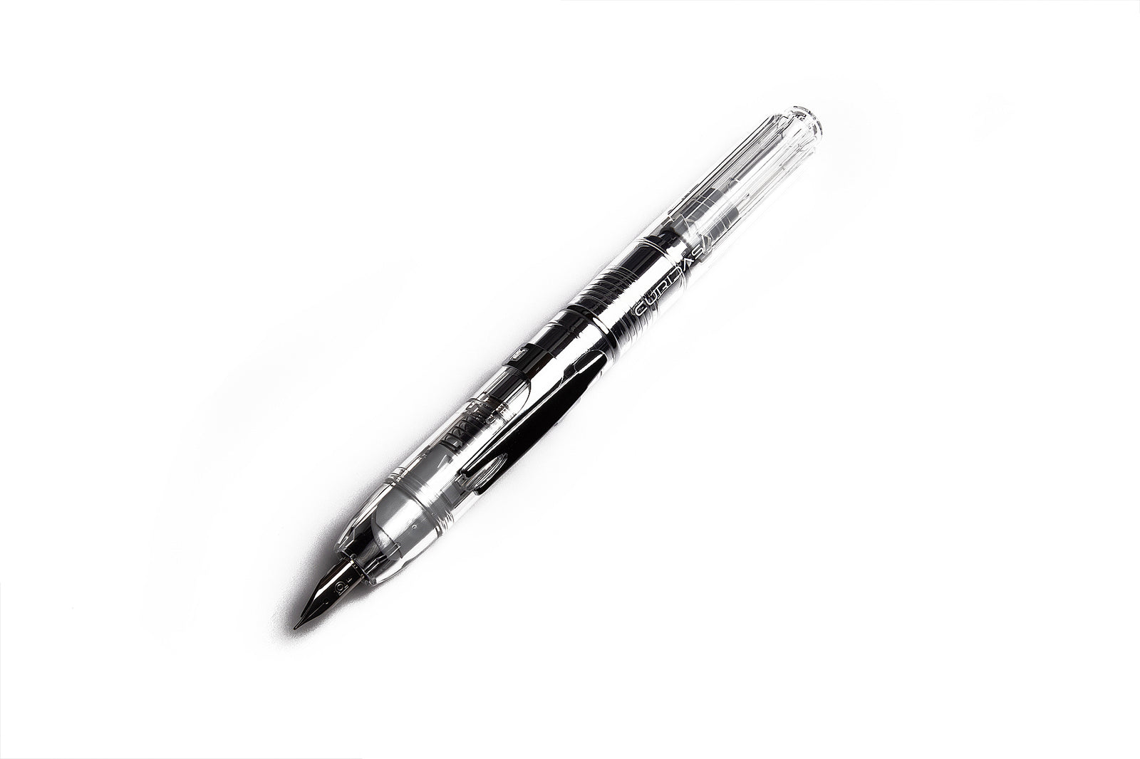 Platinum, Curidas, Prism Crystal Fountain Pen, Open