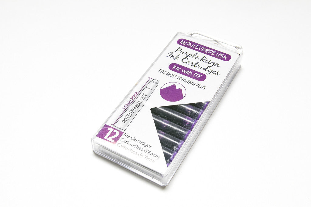 Monteverde, Purple Reign, Twelve Ink Cartridges