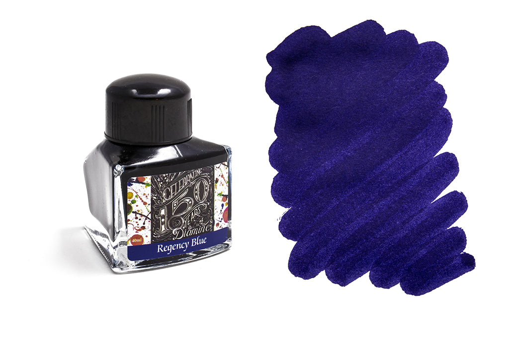 Diamine, 150th Anniversary Ink, Regency Blue, 40ml