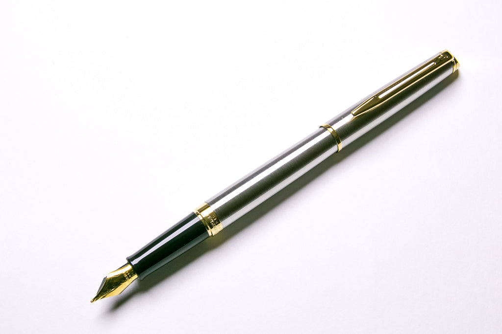 Waterman, Hemisphere, Stainless Steel GT, Posted