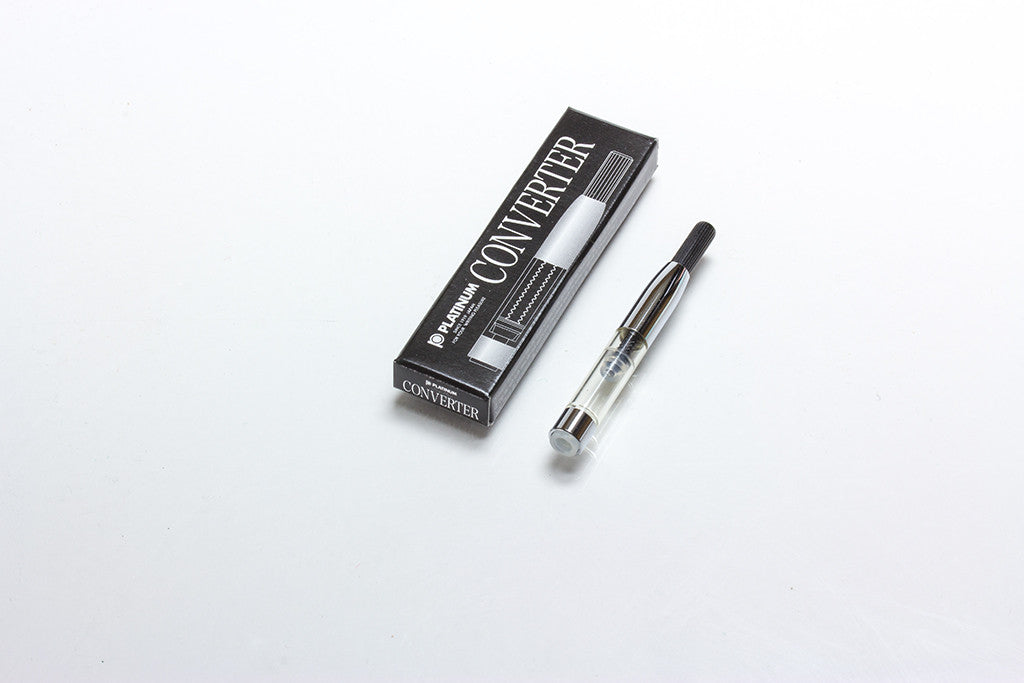 Platinum Fountain Pen Converter, Silver Trim