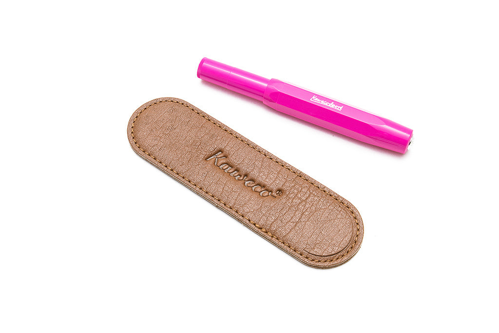 Kaweco Eco Leather Pouch, Sport, Cognac, One Pen