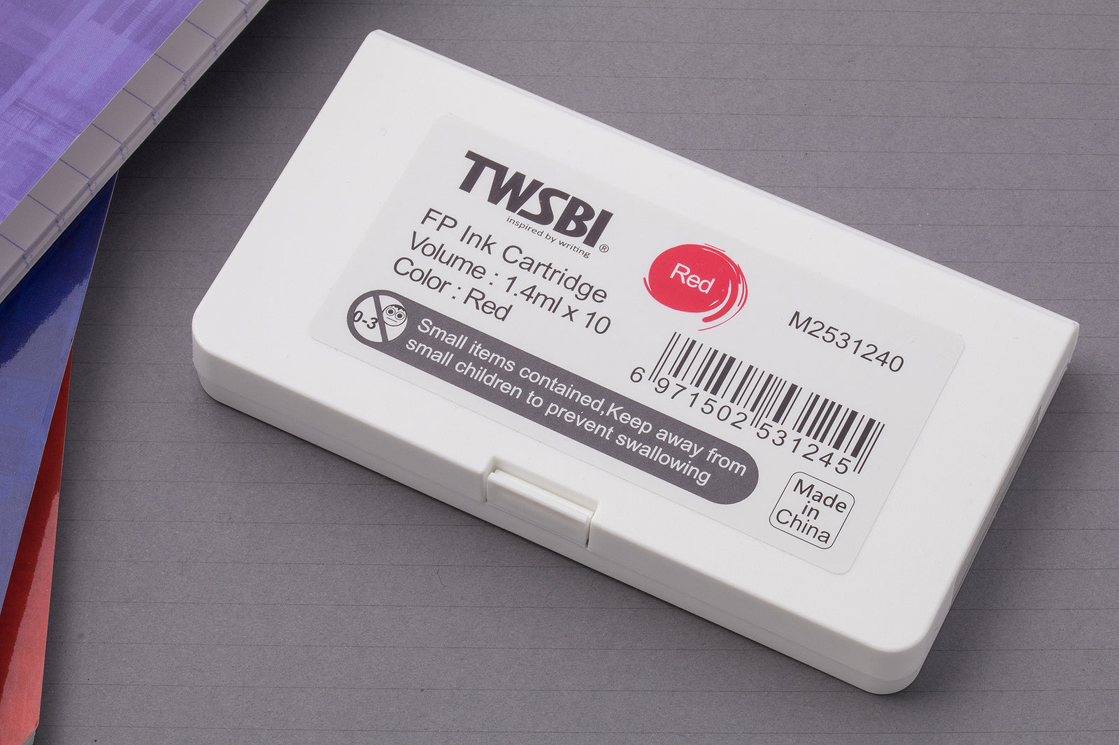 TWSBI, 10 Ink Cartridges, Red