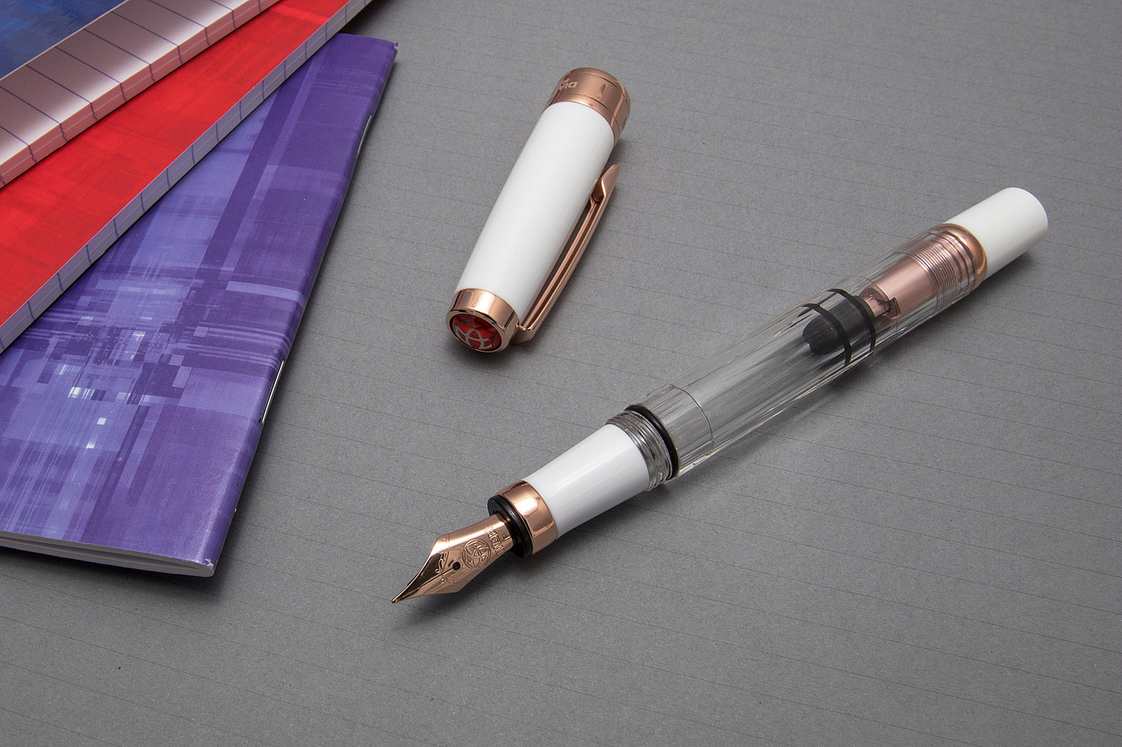 TWSBI, Diamond 580, White Rose Gold II Fountain Pen