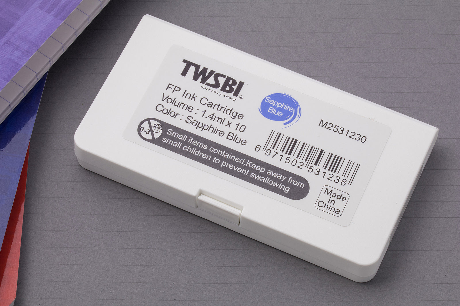 TWSBI, 10 Ink Cartridges, Sapphire Blue