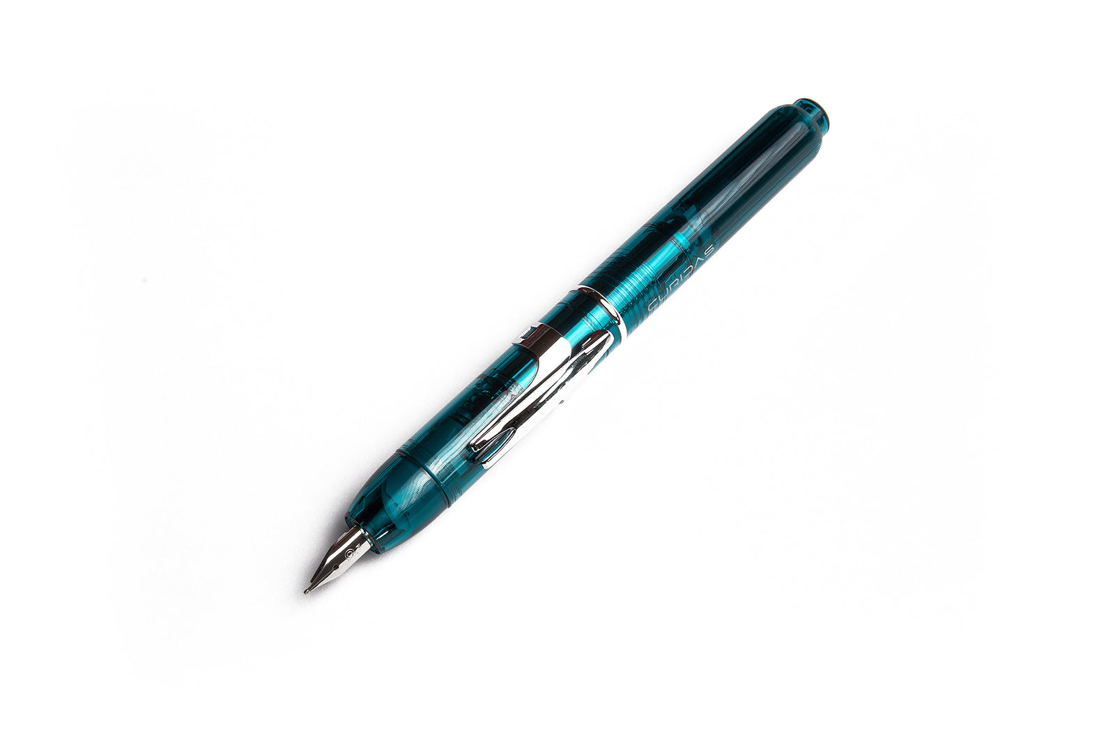 Platinum, Curidas, Urban Green Fountain Pen, Uncapped