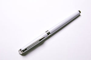 Waterman, Hemisphere, White Lacquer CT, Capped