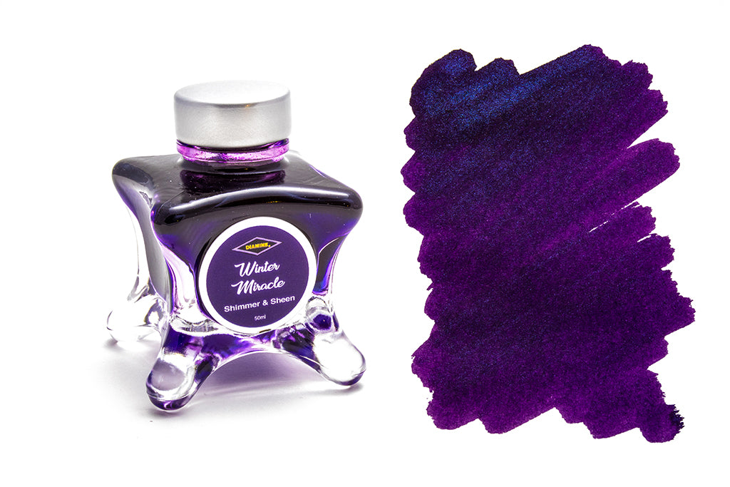 Diamine, Winter Miracle, Shimmer & Sheen Fountain Pen Ink, 50ml