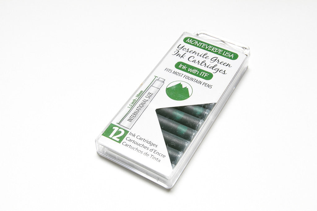 Monteverde, Yosemite Green, Twelve Ink Cartridges