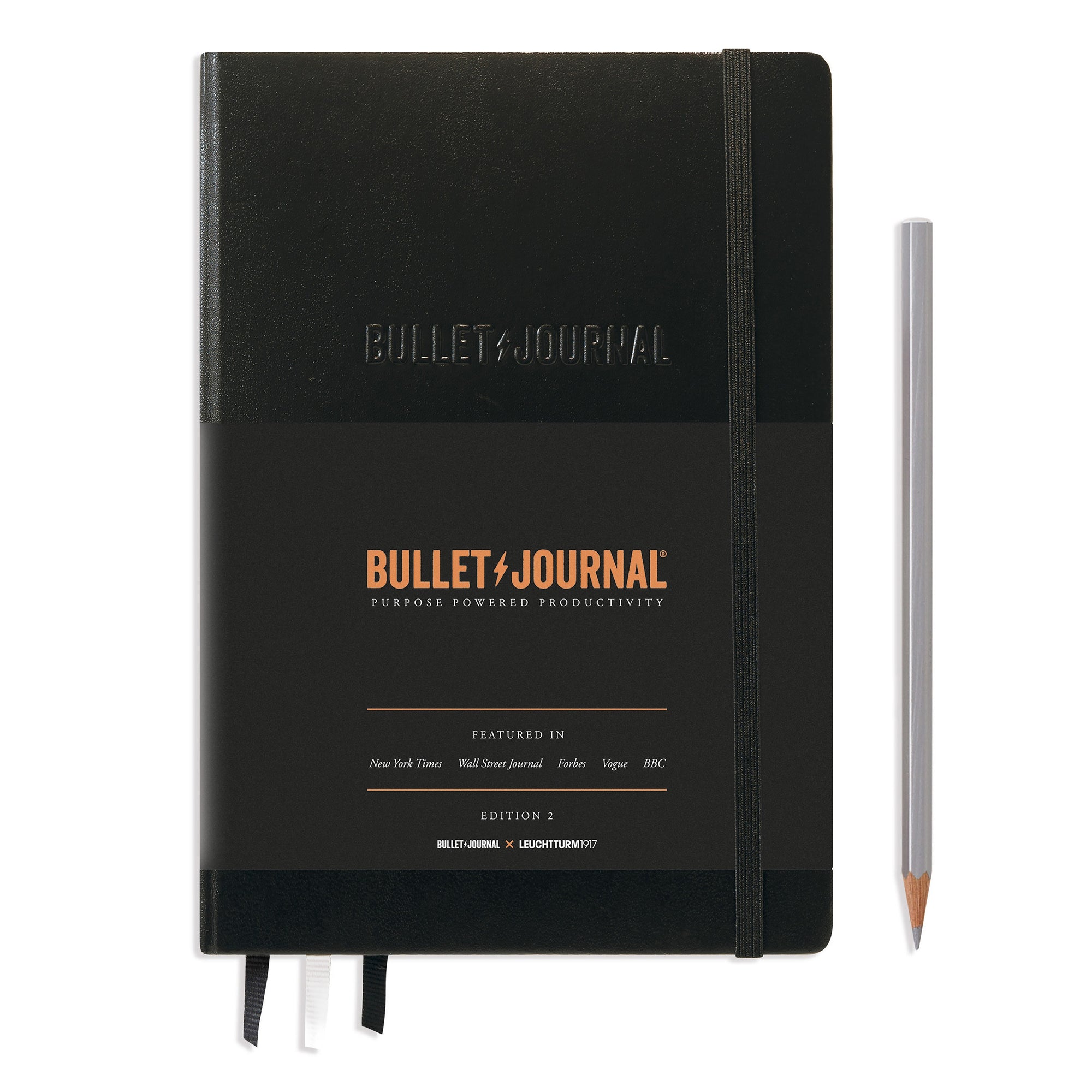 Leuchtturm1917, Bullet Journal Mark II, Hardcover A5, 206 Pages, Black