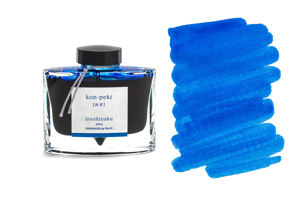 Pilot, Iroshizuku, Kon-peki, Deep Cerulean Blue, 50ml
