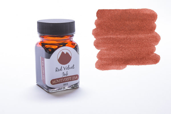Monteverde Red Velvet Fountain Pen Ink Sample | Knight's Writing Co ...