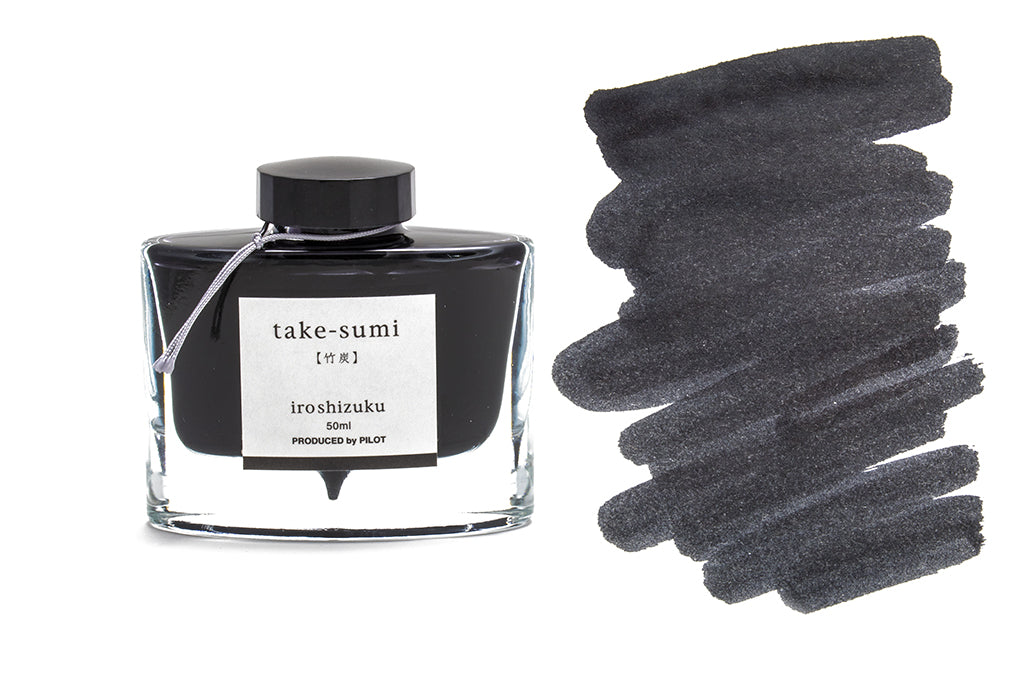 Pilot, Iroshizuku, Take-sumi, Bamboo Charcoal, 50ml