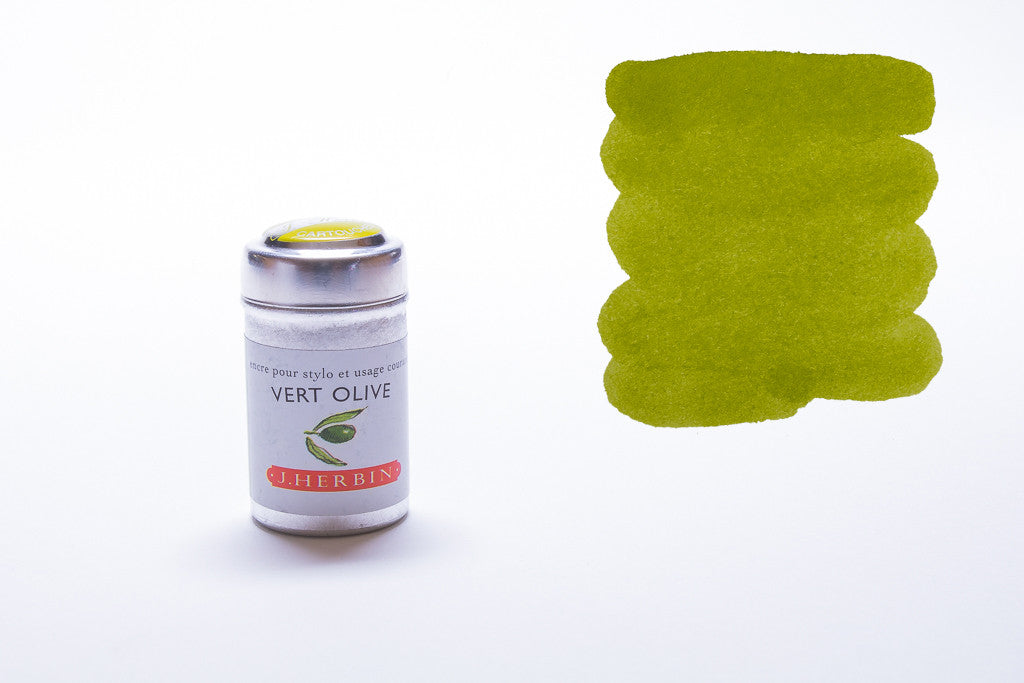 J. Herbin, Vert Olive, Six Cartridges